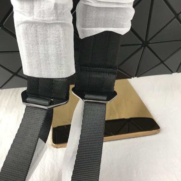 NEW BAO BAO ISSEY MIYAKE FLAT PACK Backpacks In Black - Picture 4 of 11